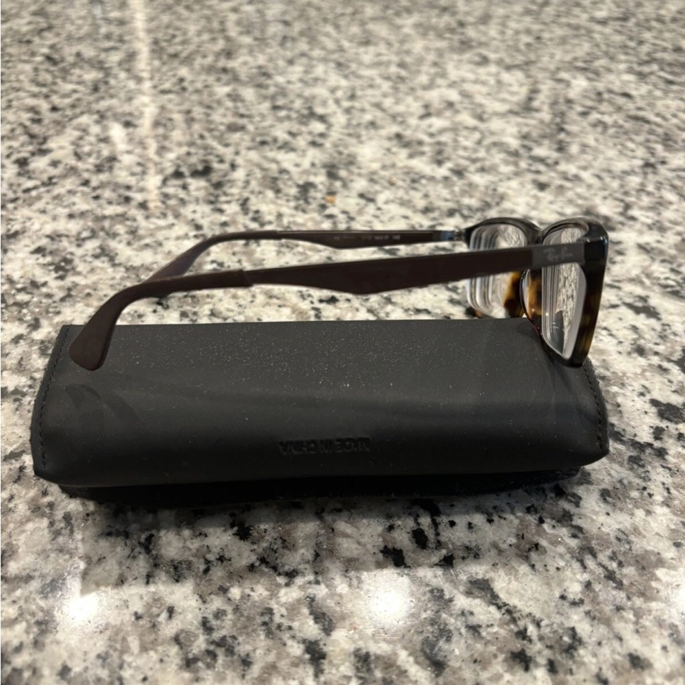 Ray-Ban Eyeglasses Frames Rectangle Tortoise Style - image 3